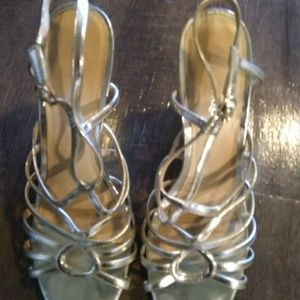 Light Gold Chunky Funky Sandals